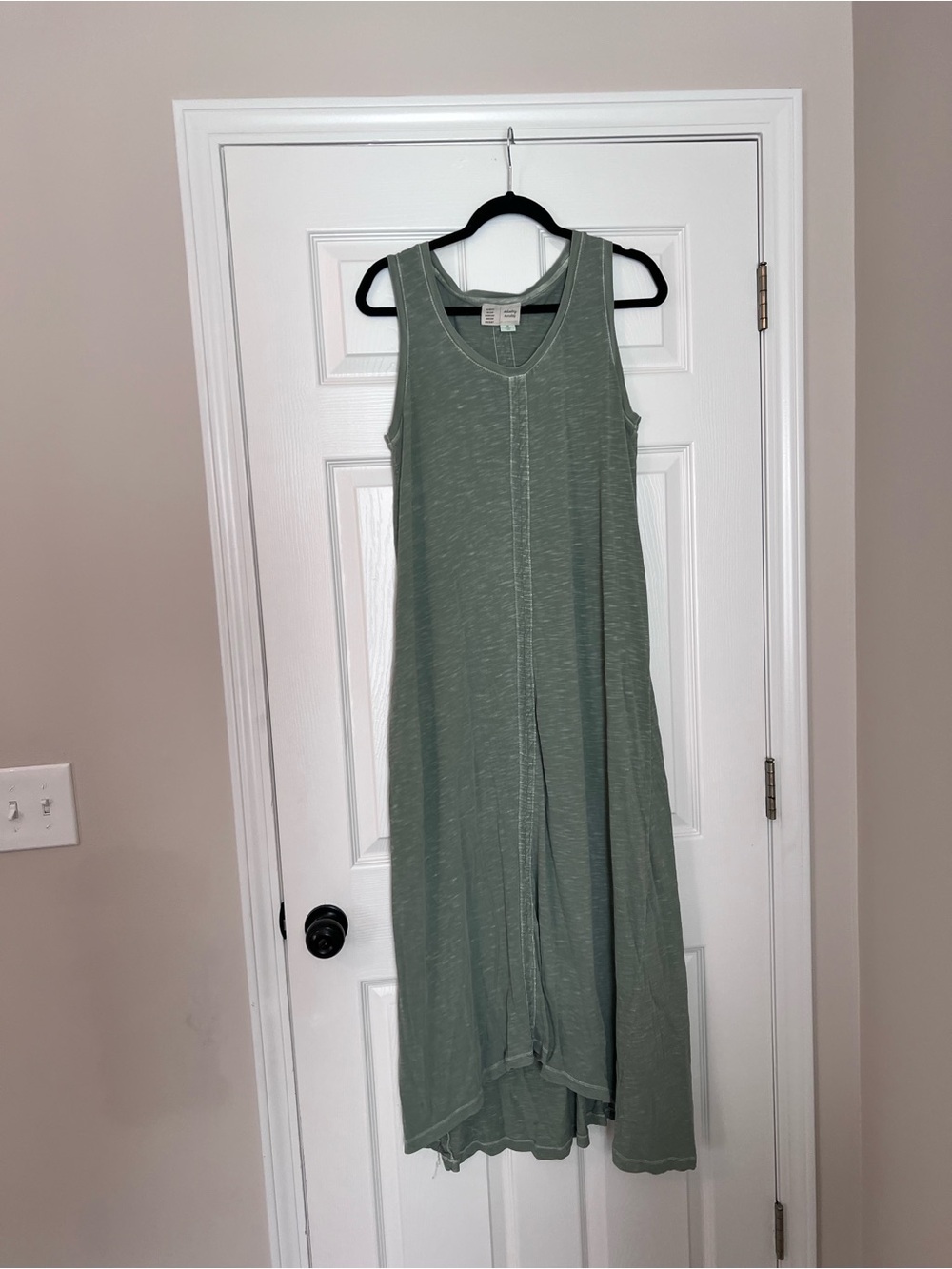 Relaxed Tank Maxi Dress in Sage Green